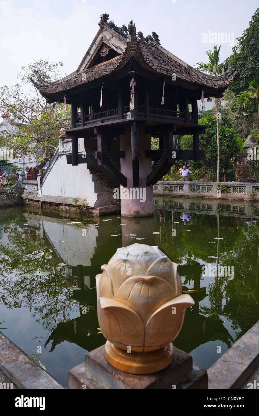 La Pagode au Pilier Unique, Hanoi, Vietnam Banque D'Images