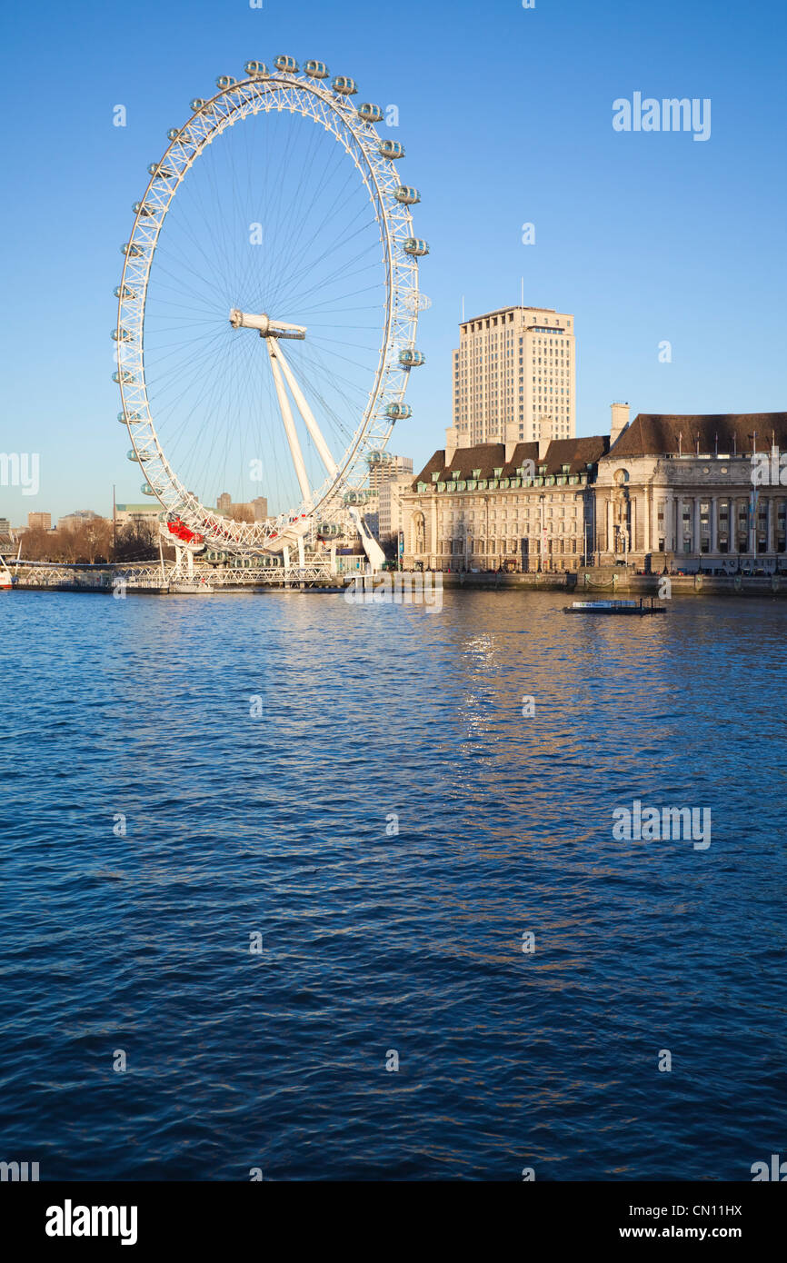 London Eye, London, UK Banque D'Images