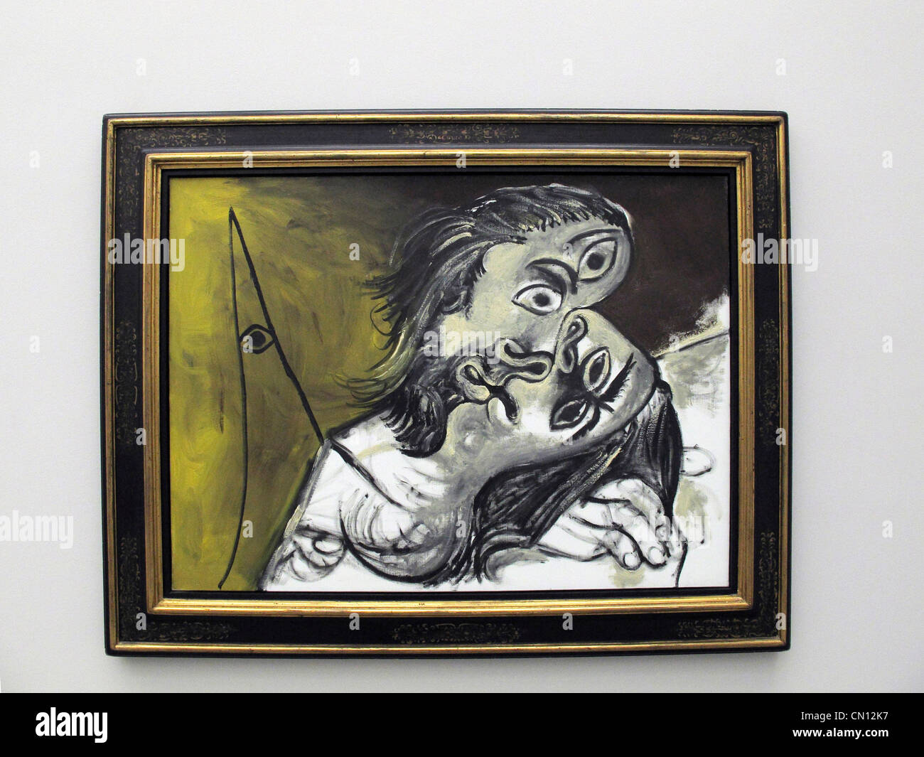 Allemagne Munich Pinakothek der Moderne "Les femmes" Picasso Beckmann De Kooning 2012 mars. Le Kiss 1969 Banque D'Images