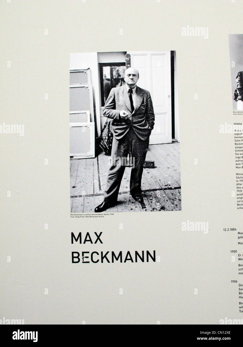 Allemagne Munich Pinakothek der Moderne "Les femmes" Picasso Beckmann De Kooning 2012 mars. Max Beckmann Banque D'Images