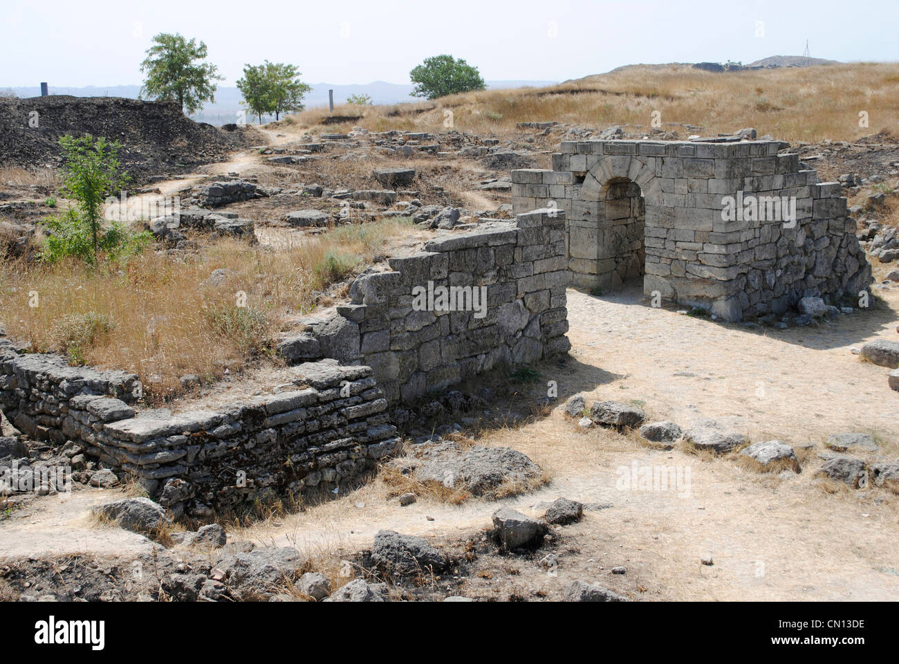 L'Ukraine. République autonome de Crimée. Panticapaeum site archéologique sur le mont Mithridat. Kertch. Banque D'Images