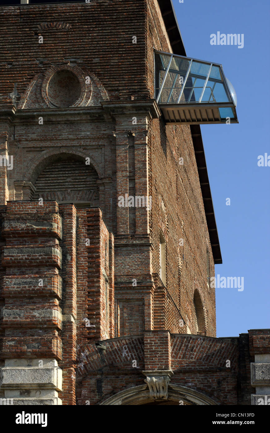 Castello di Rivoli, à Turin. L'Italie. Banque D'Images