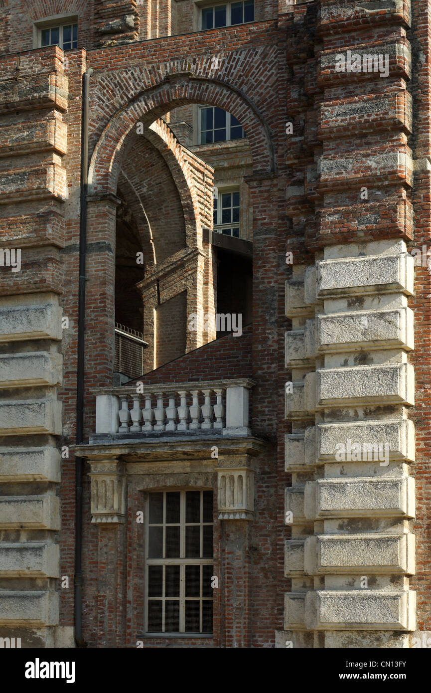 Castello di Rivoli, à Turin. L'Italie. Banque D'Images