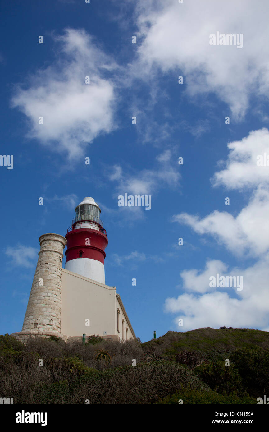 Le phare de Cape L'Agulhas, Afrique du Sud Banque D'Images