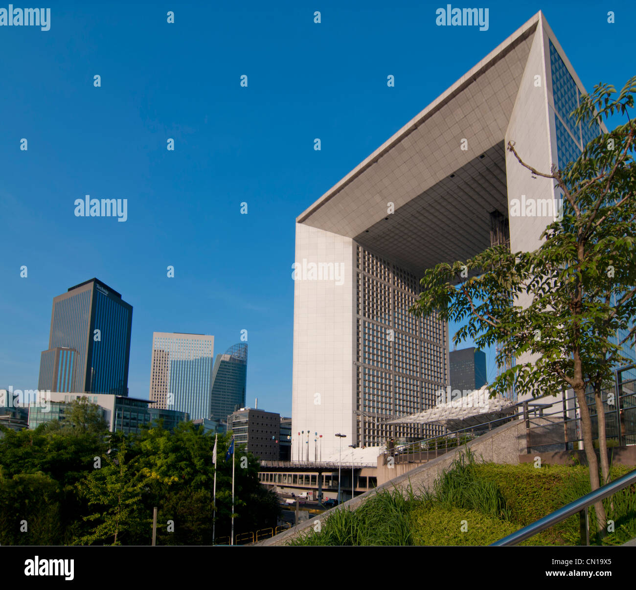 France, Paris, La Défense Grande Arche Banque D'Images