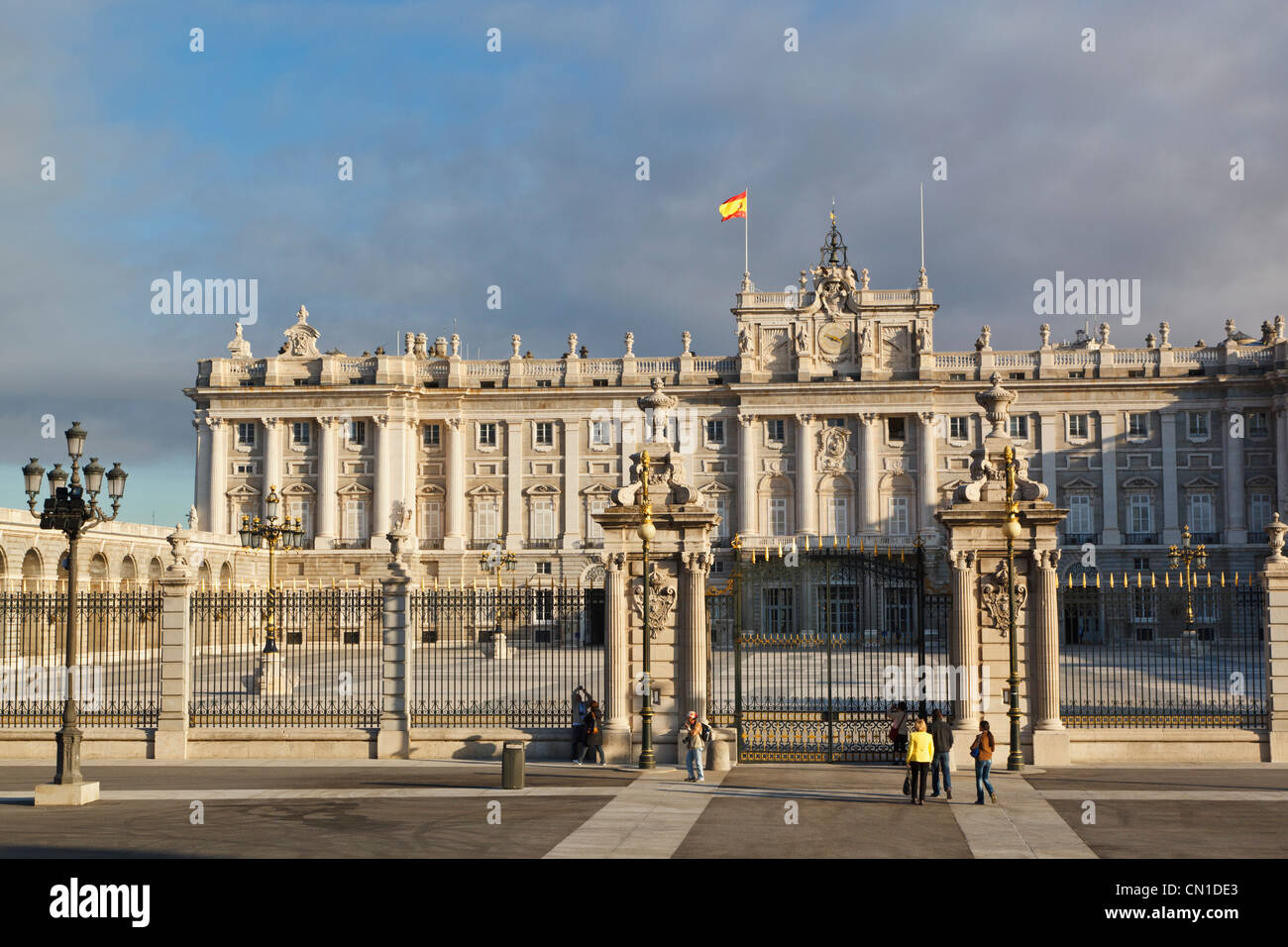 Madrid, Espagne. Palacio Real. Le Palais Royal. Banque D'Images