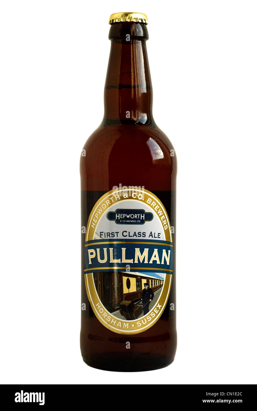 Hepworth & Co Brewery Première Classe Pullman (ALE) bière bouteille - courant @ 2012. Banque D'Images