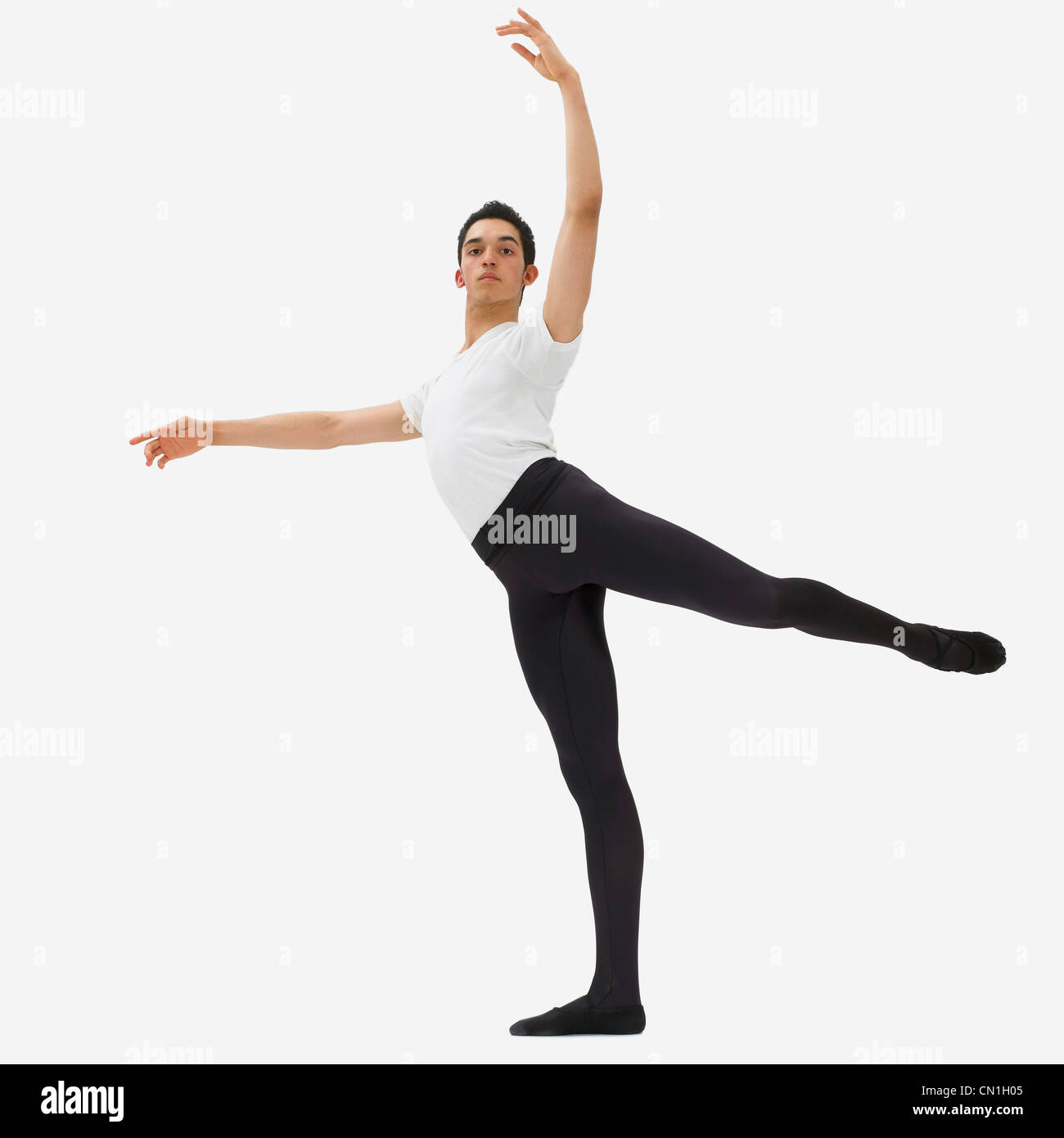 Male Ballet Dancer Banque D'Images
