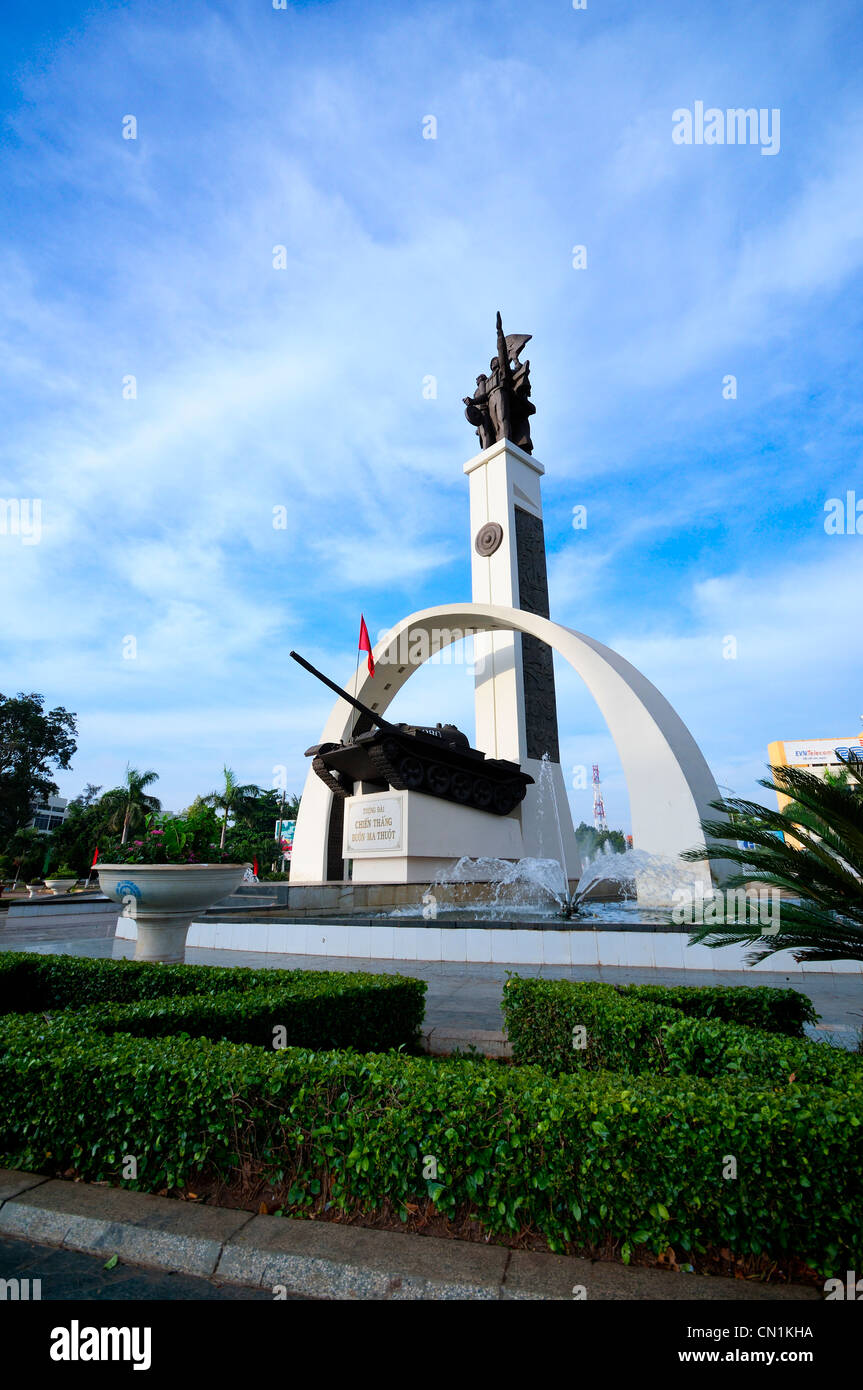 Victory Monument, Buon Ma Thuot, Dak Lak, Vietnam, Asie Banque D'Images