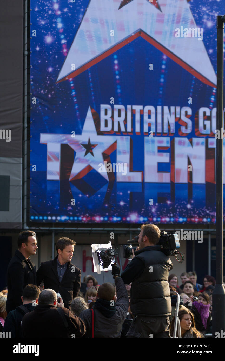 Britains Got Talent dépôt commence à Londres Banque D'Images