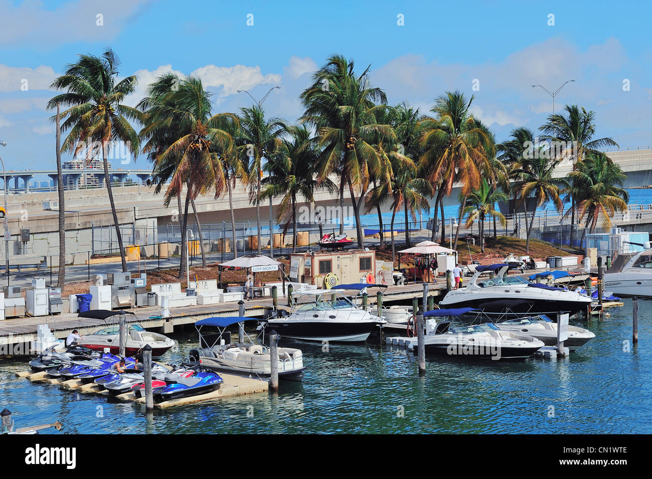 Bayside Marketplace en jour Banque D'Images