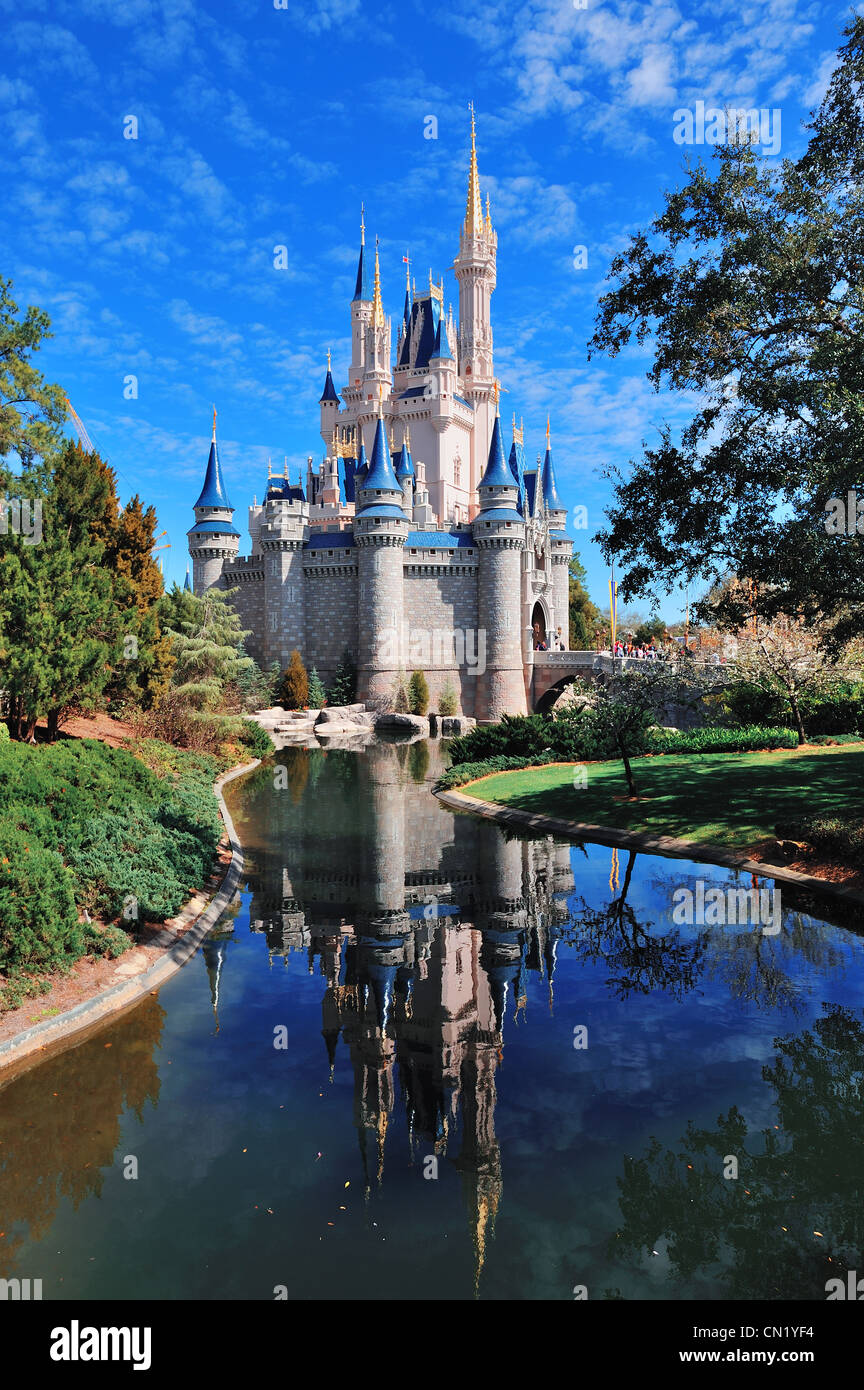 Château de Cendrillon dans la journée Banque D'Images