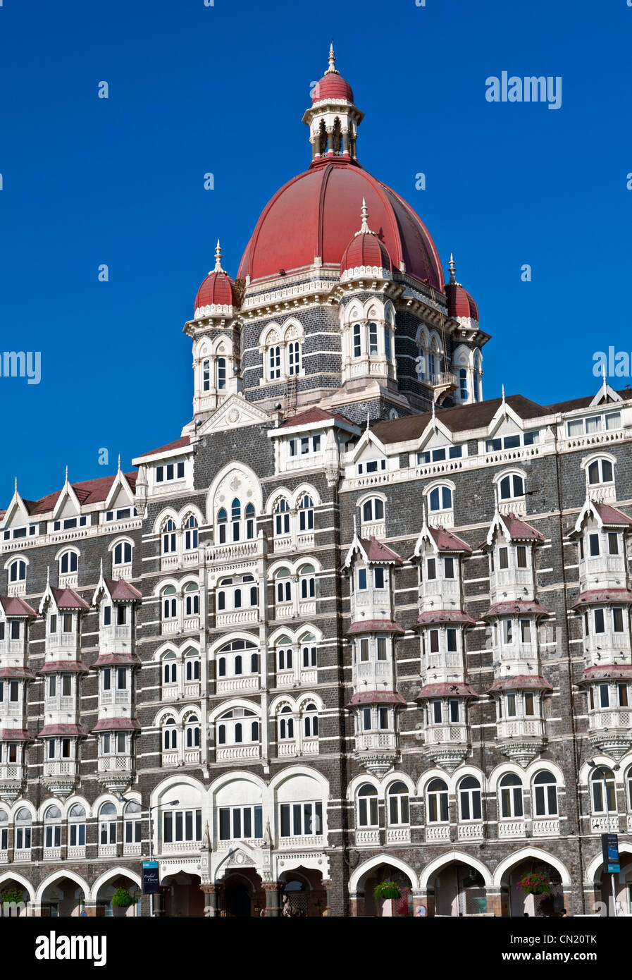 Hôtel Taj Mahal Palace Mumbai Bombay Inde Colaba Banque D'Images