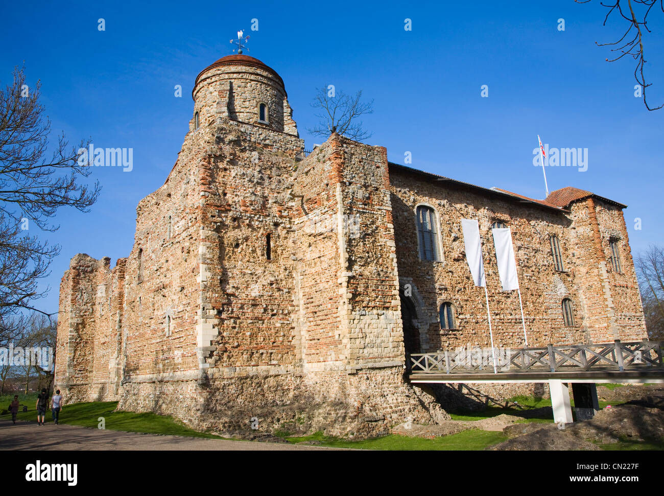 Château de Colchester, Essex, Angleterre Banque D'Images