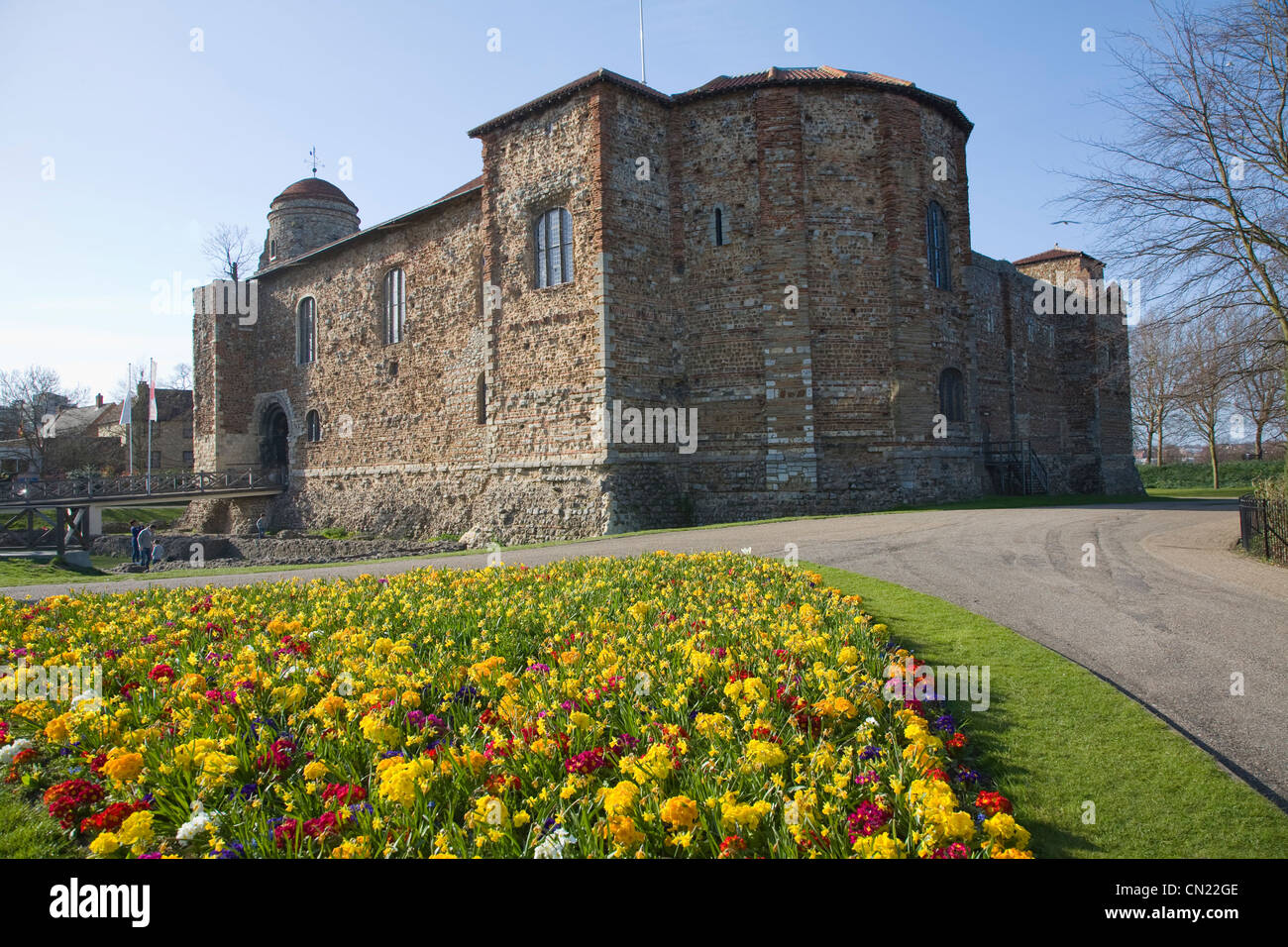 Château de Colchester, Essex, Angleterre Banque D'Images
