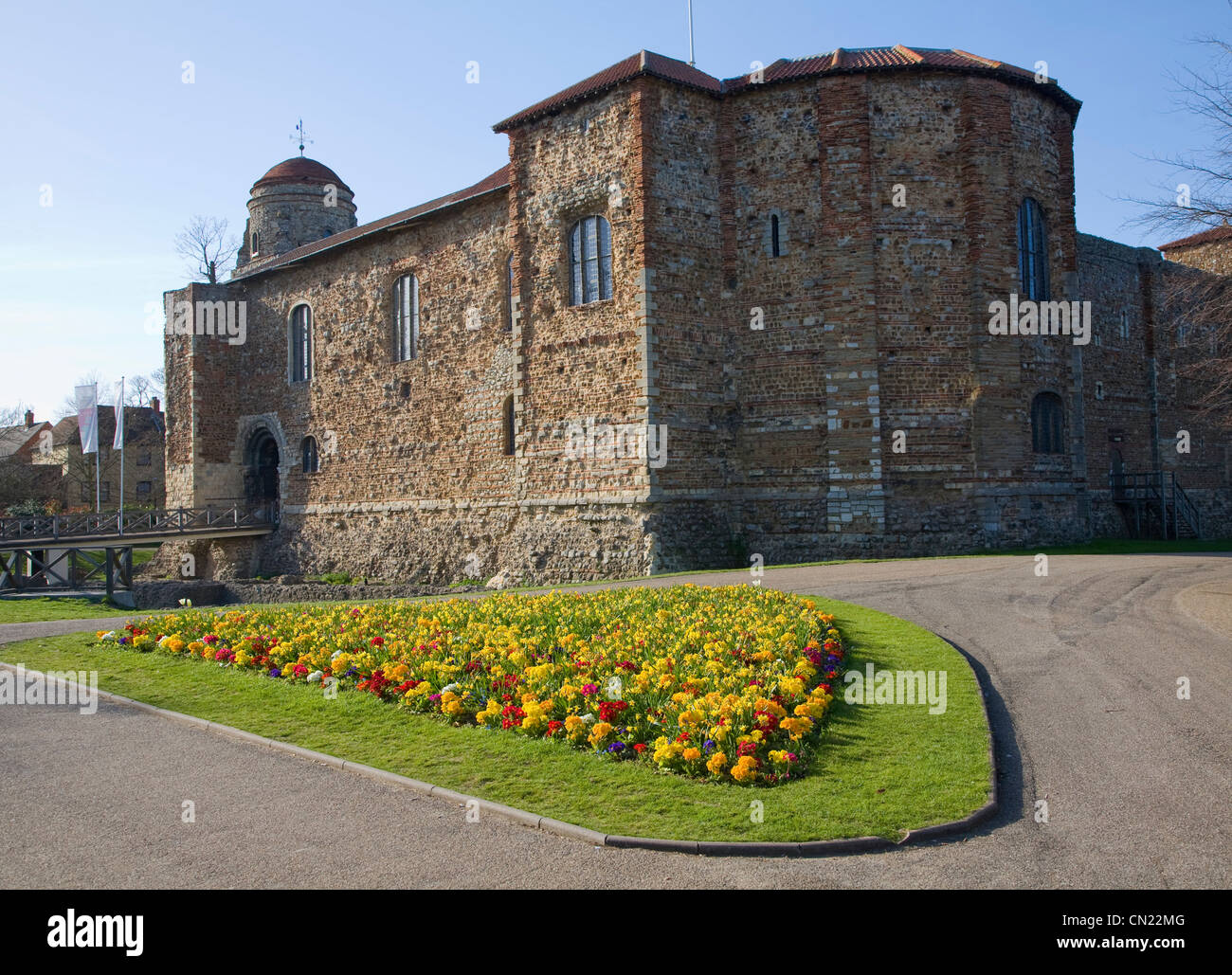 Château de Colchester, Essex, Angleterre Banque D'Images