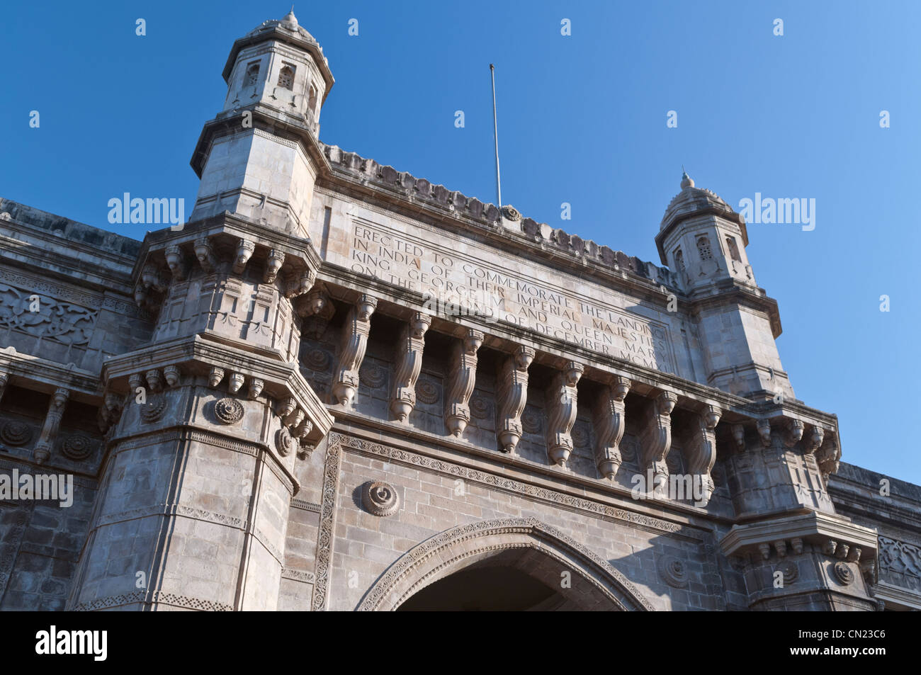 Porte de l'Inde Mumbai Bombay Inde Banque D'Images