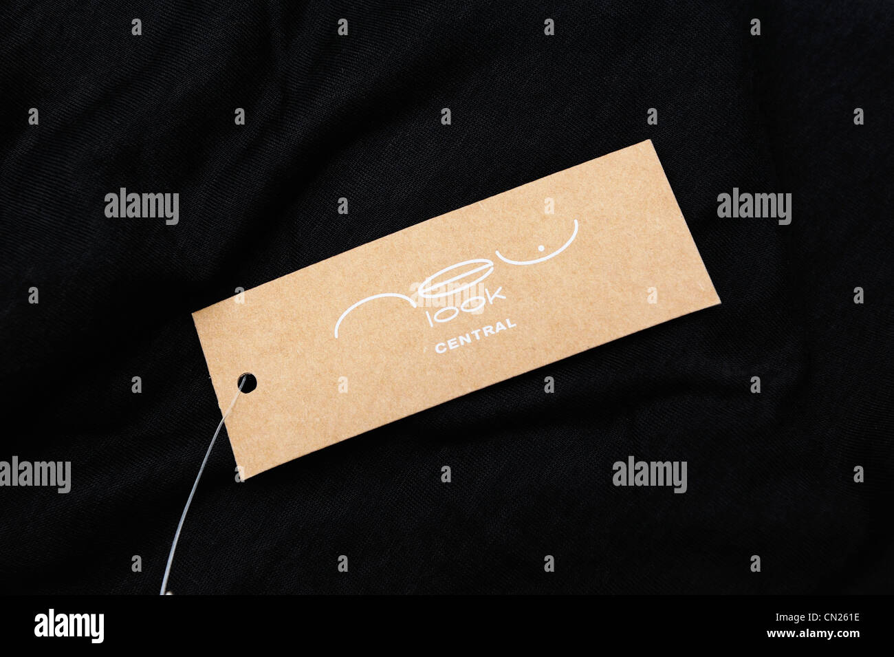 Nouveau look vêtements identité tag england uk Banque D'Images