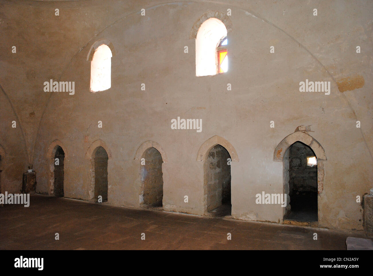 L'Ukraine. République autonome de Crimée. Eupatoria. Tekke derviche monastère. 15e siècle. L'intérieur. Banque D'Images