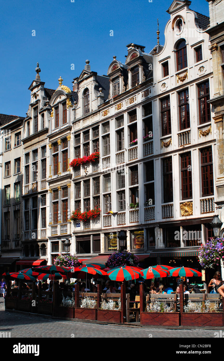 Belgique, Bruxelles, Grand Place, Restaurant Banque D'Images