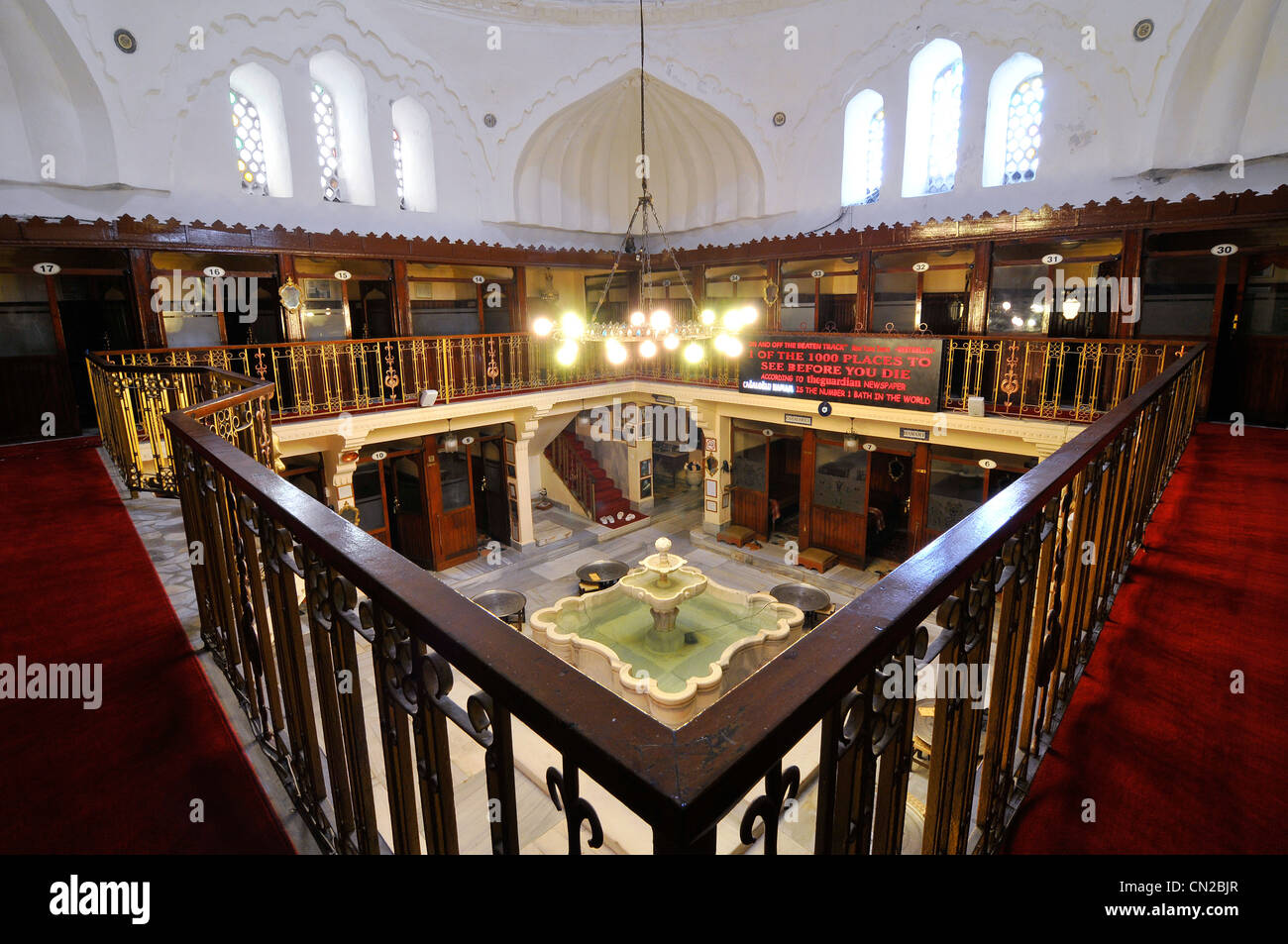 Turquie, Istanbul : Cağaloğlu Hamam à Sultanahmet, le quartier historique d'Istanbul construite par le Sultan Mahmud I en 1741. Banque D'Images