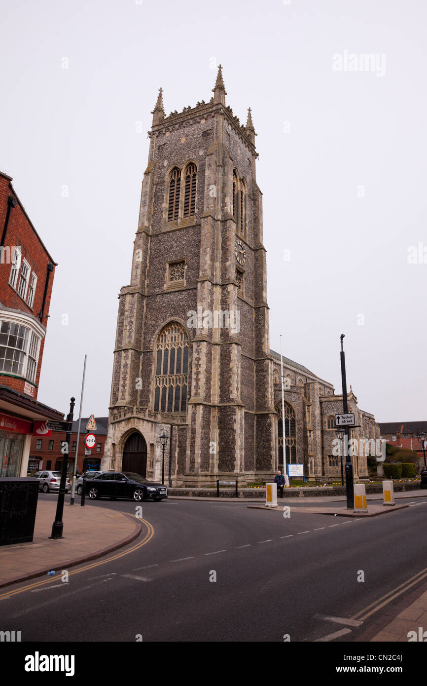 L'église paroissiale de Cromer, Cromer, North Norfolk, Angleterre. Banque D'Images