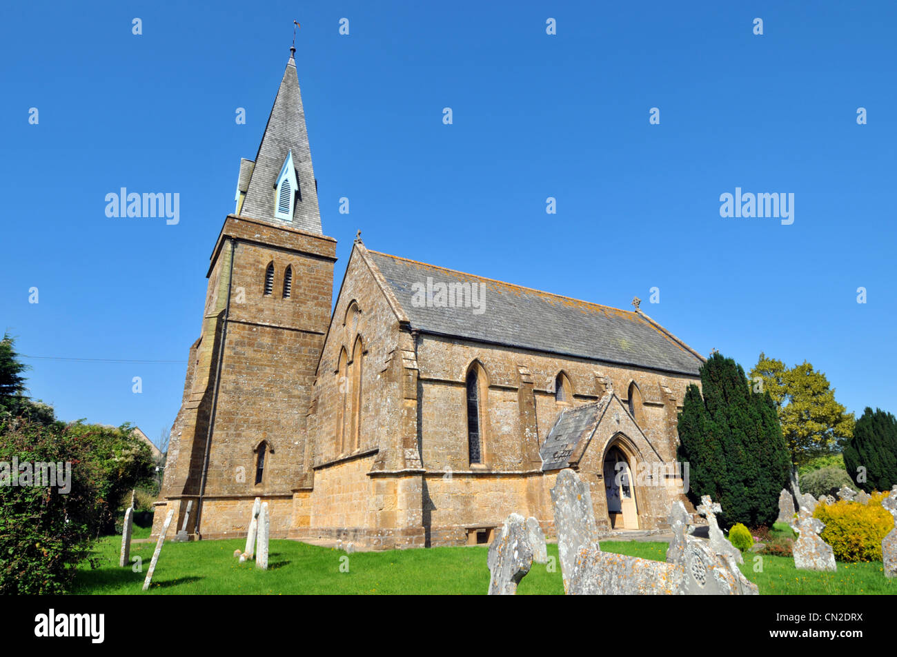 L'église Holy Trinity, Bradpole, Dorset, Angleterre, Royaume-Uni Banque D'Images