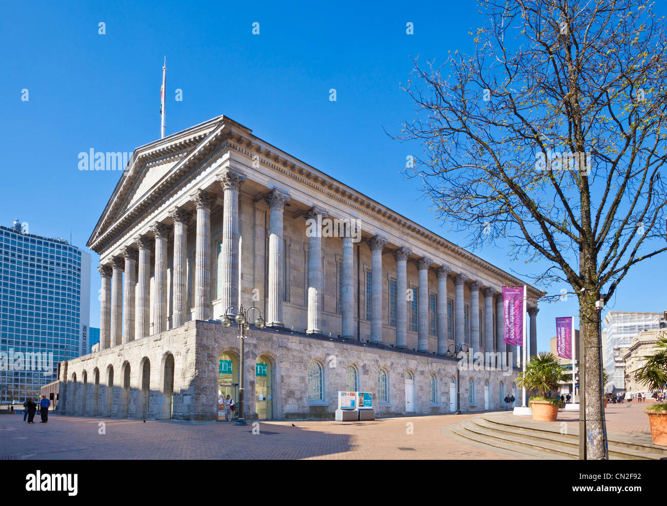 Birmingham town hall salle de concert Square Victoria City Centre West Midlands England UK GB EU Europe Banque D'Images