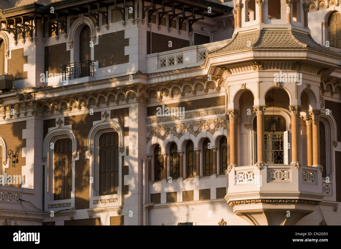 Belles résidences cossues sur Korba avenue à Heliopolis Cairo Banque D'Images