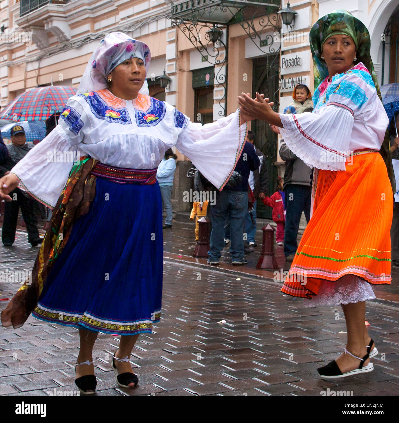 Festival à Quito Banque D'Images