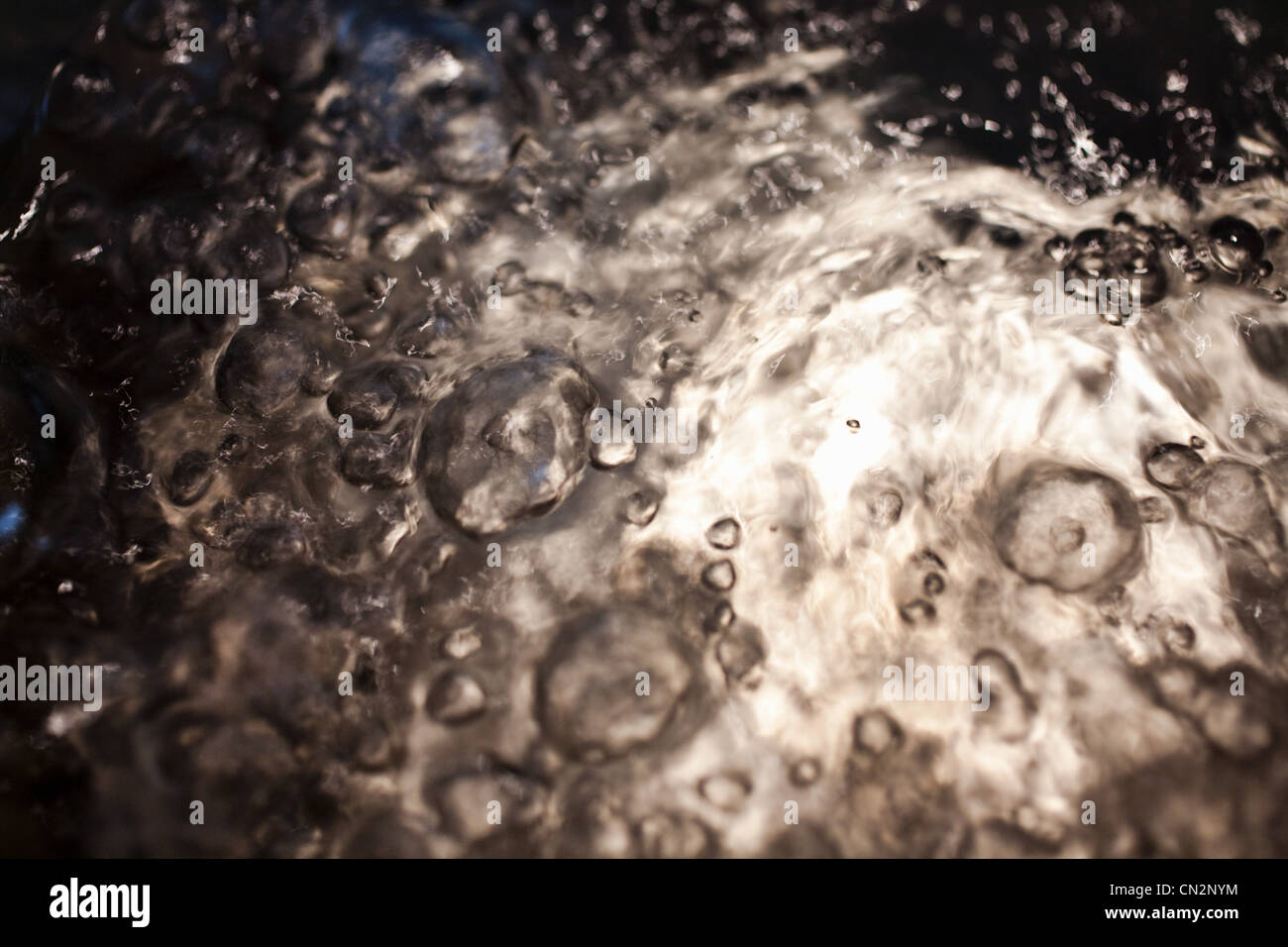 L'eau bouillante, Close up Banque D'Images