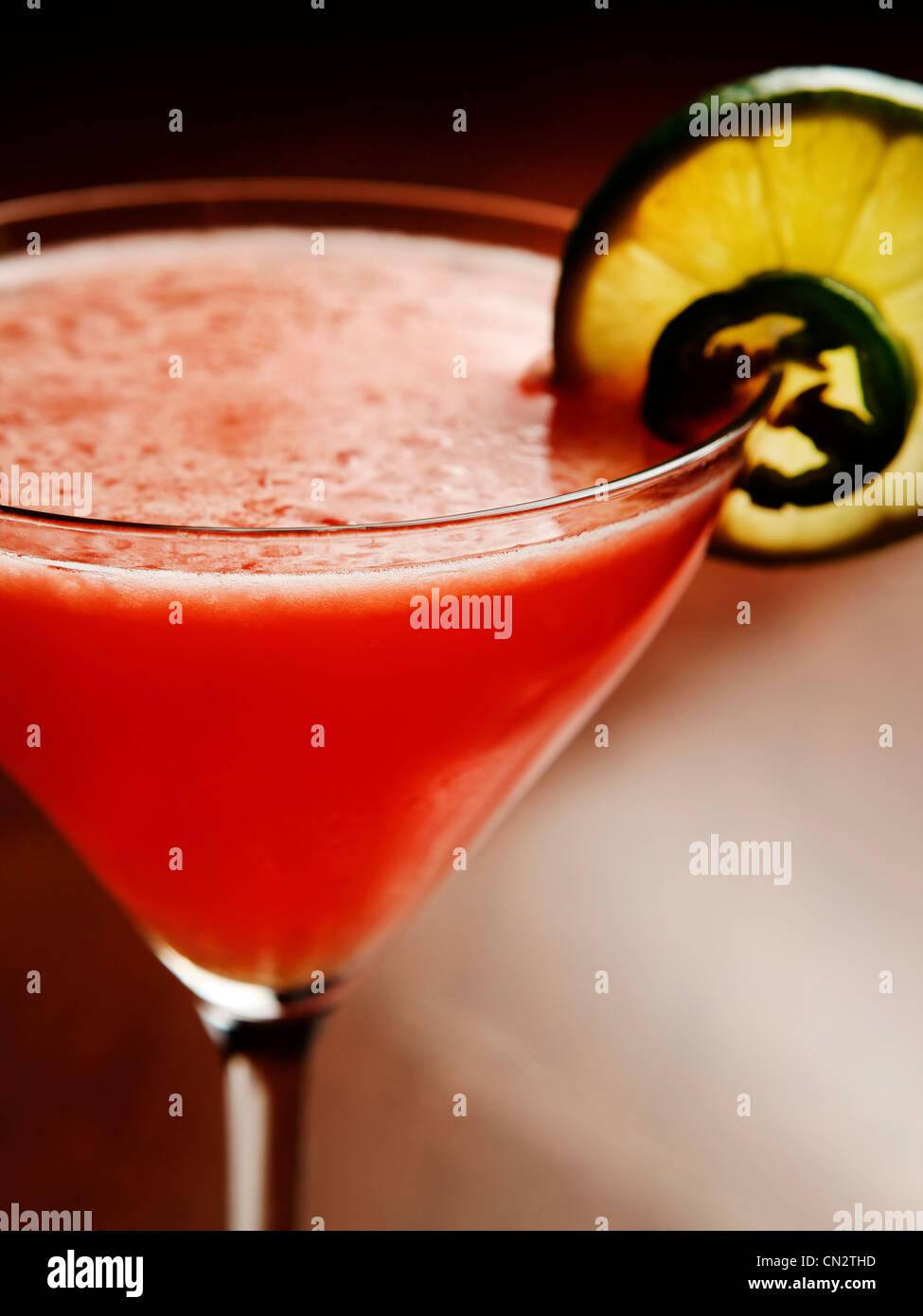 Cocktail rouge Banque D'Images