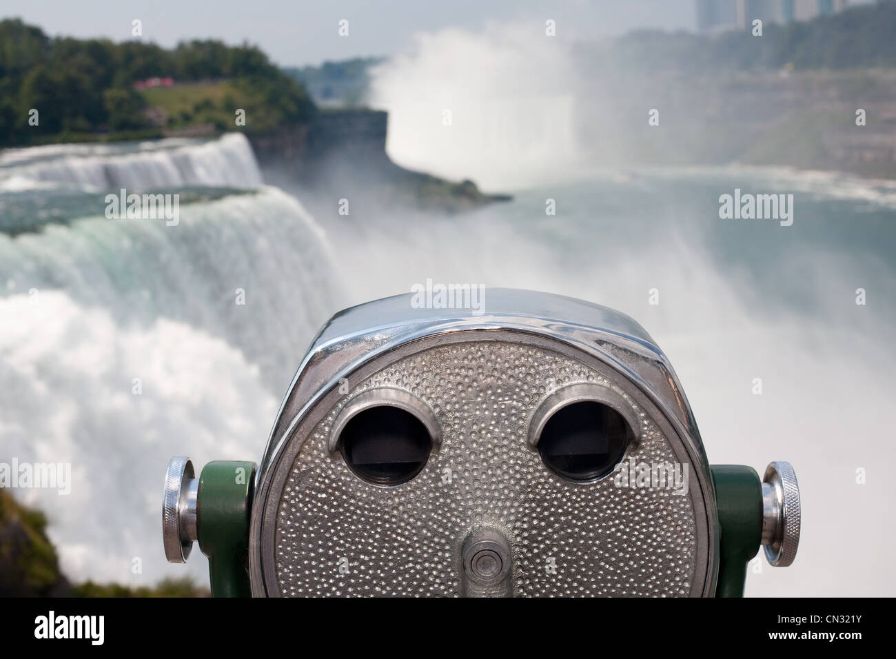 Jumelles à monnayeur, Niagara Falls, New York, USA Banque D'Images