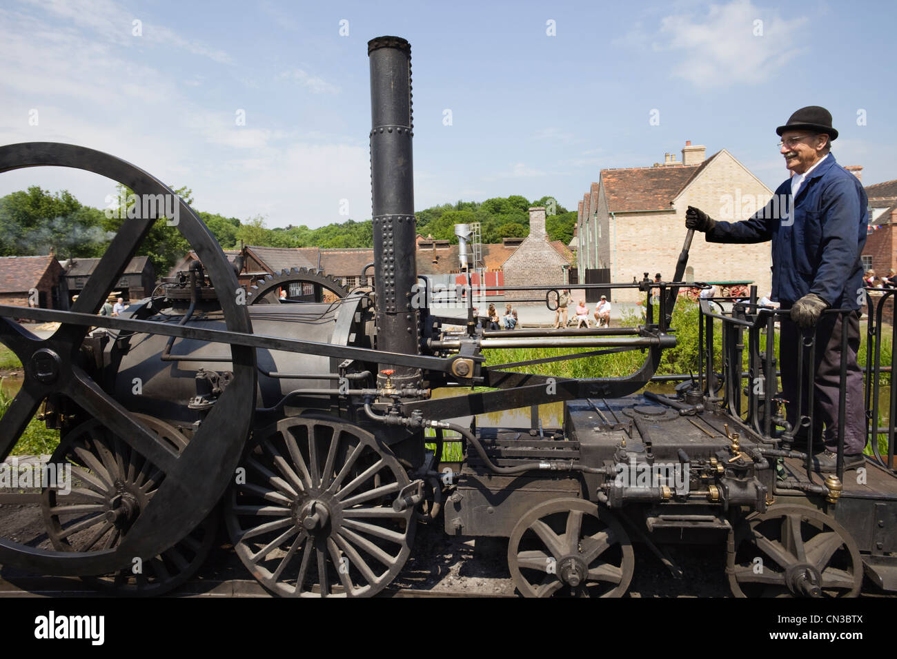 Le Shropshire, Ironbridge Gorge, Coalport, Blists Hill Victorian Town Museum Banque D'Images