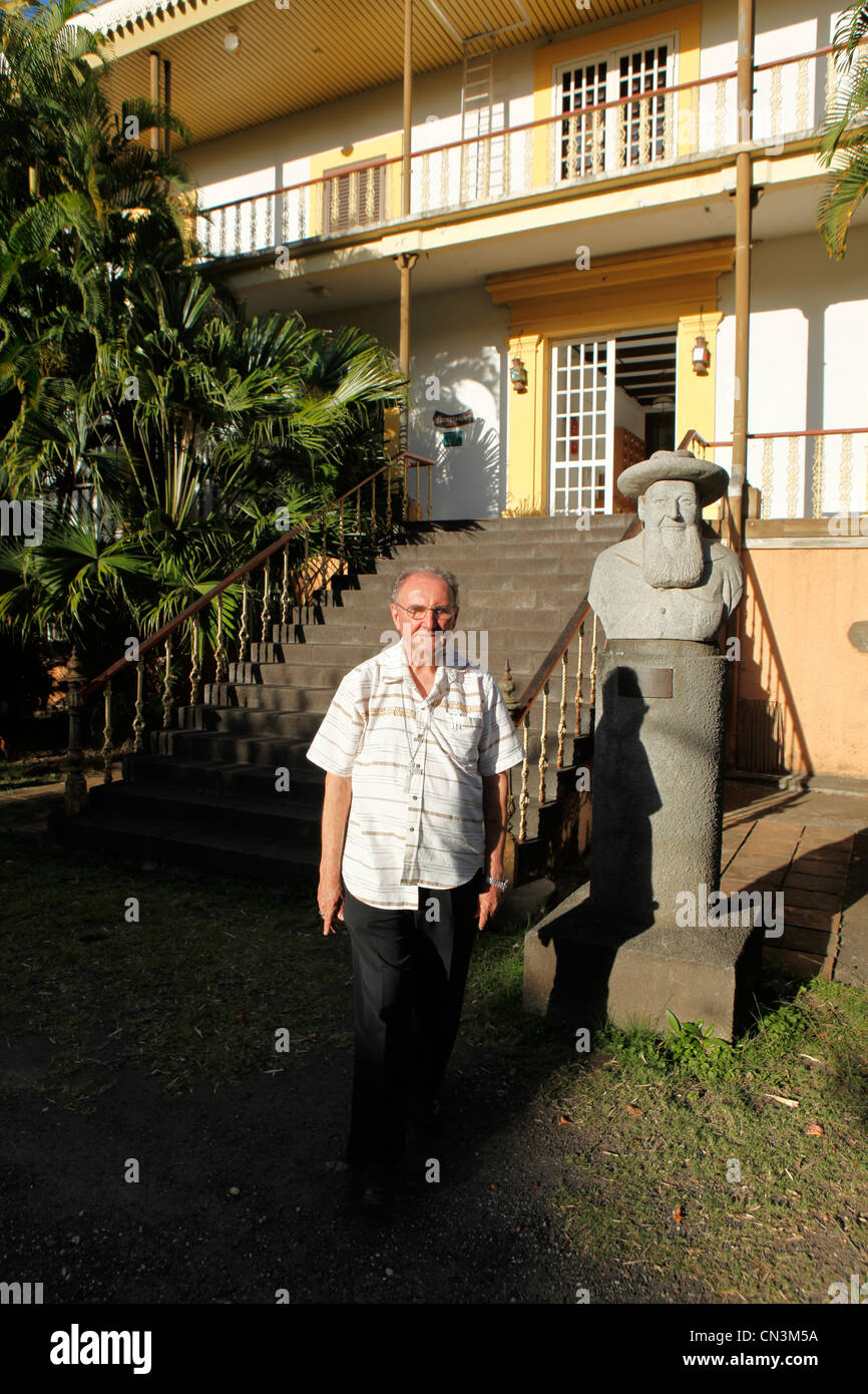 La France, la Polynésie française, archipel de la société, îles du vent, Tahiti, Papeete, l'archevêque Hubert Coppenrath de Tahiti en Banque D'Images