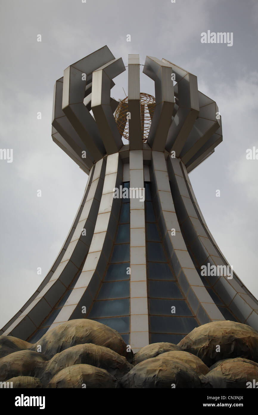 Monument à Halabja victimes kurdes du massacre de gaz en 1988 Banque D'Images