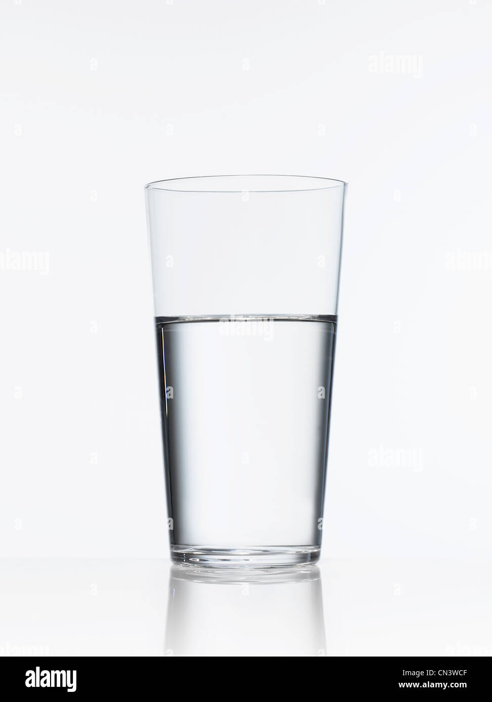 Portrait de verre d'eau Banque D'Images