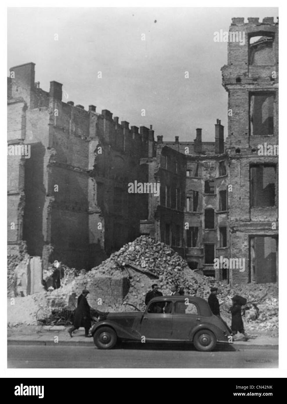 Pologne Varsovie pendant la seconde guerre mondiale Banque D'Images