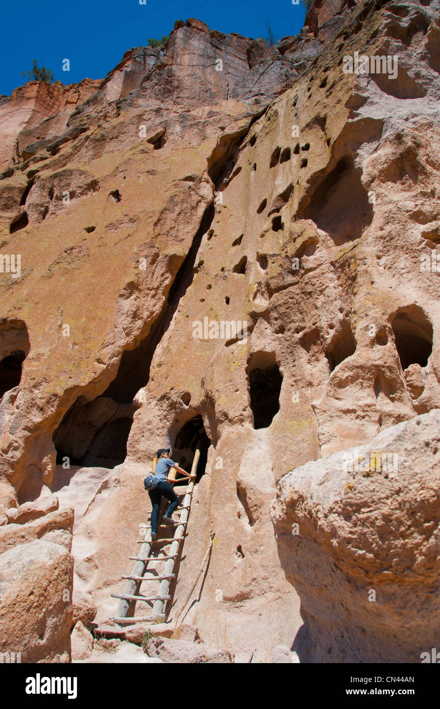 Bandelier National Monument NM Banque D'Images