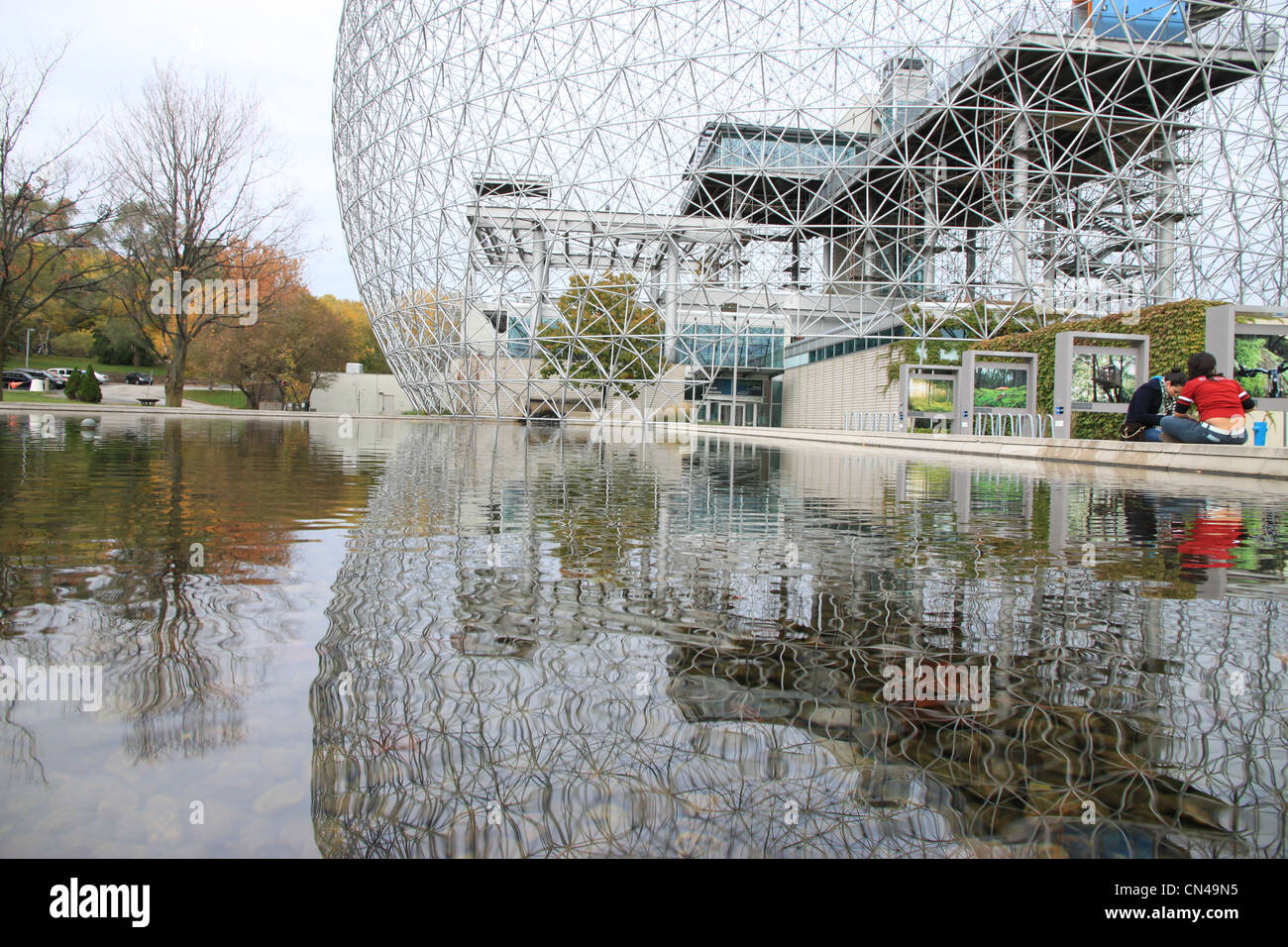 La Biosphère de Montréal Banque D'Images