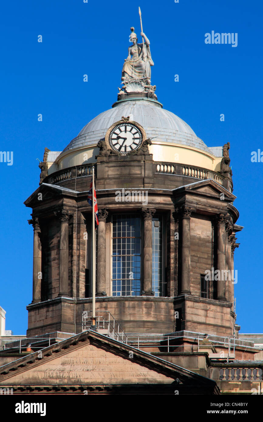 Merseyside Angleterre Liverpool town hall Banque D'Images