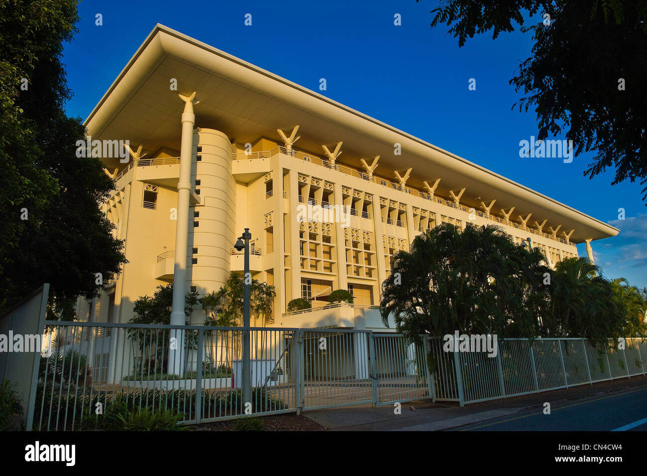 L'Australie, Territoire du Nord, Darwin, musée et galerie d'art du Territoire du Nord, La Maison du Parlement de Darwin, terminé Banque D'Images