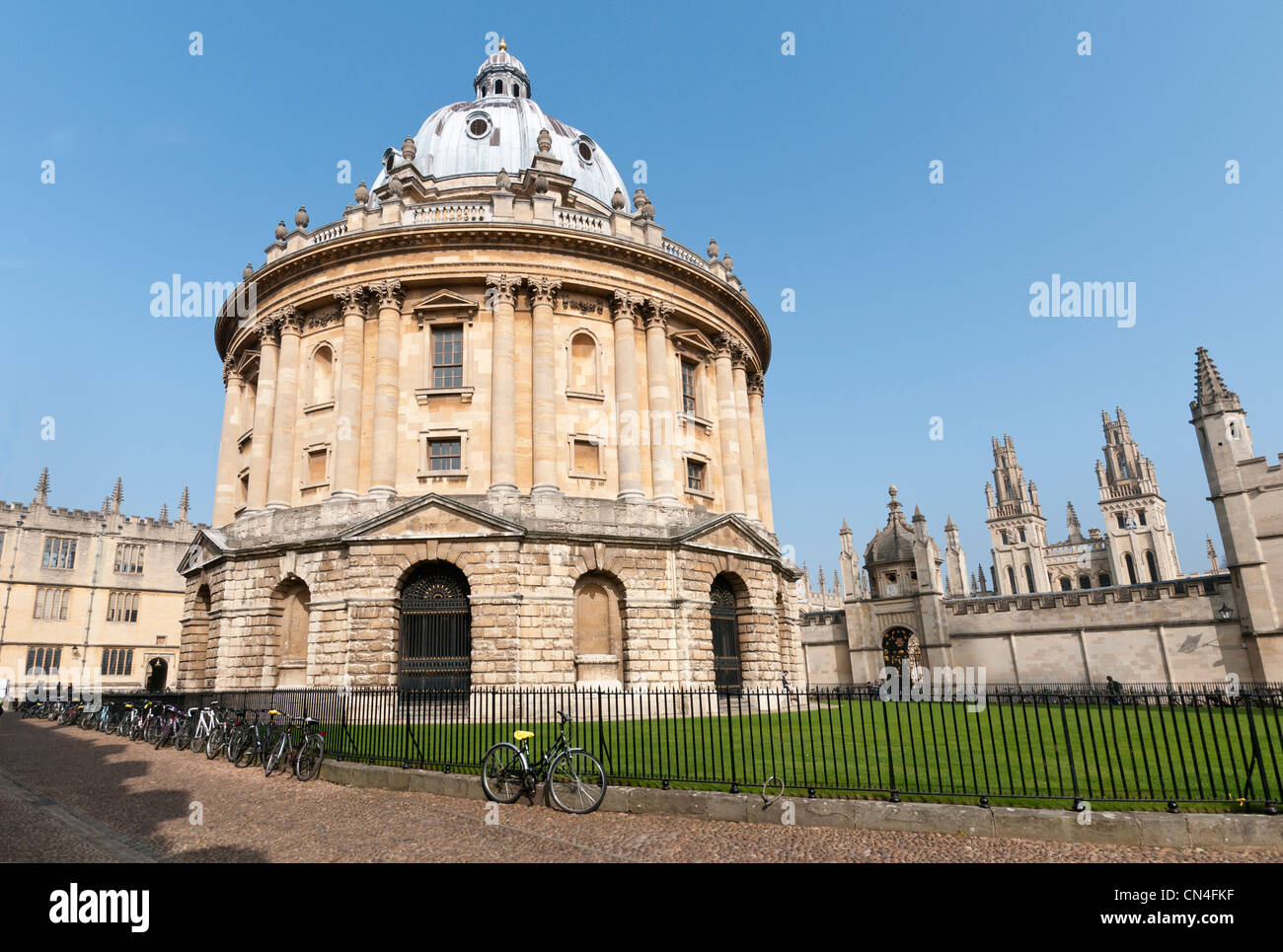 La Radcliffe Camera construit par James Gibbs entre 1737 et 1749 fait partie de l'Université d'Oxford, Bodleian Library, Angleterre Banque D'Images