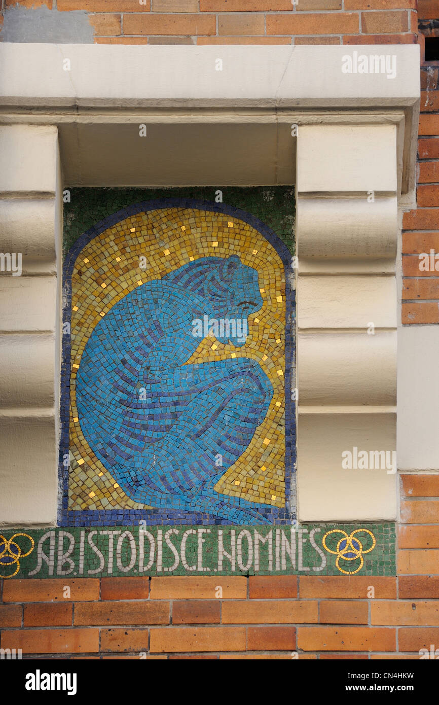 France, Val de Marne, Vincennes, maison d'artiste avec des paysages de rue 13 Gerard Eugenie Banque D'Images