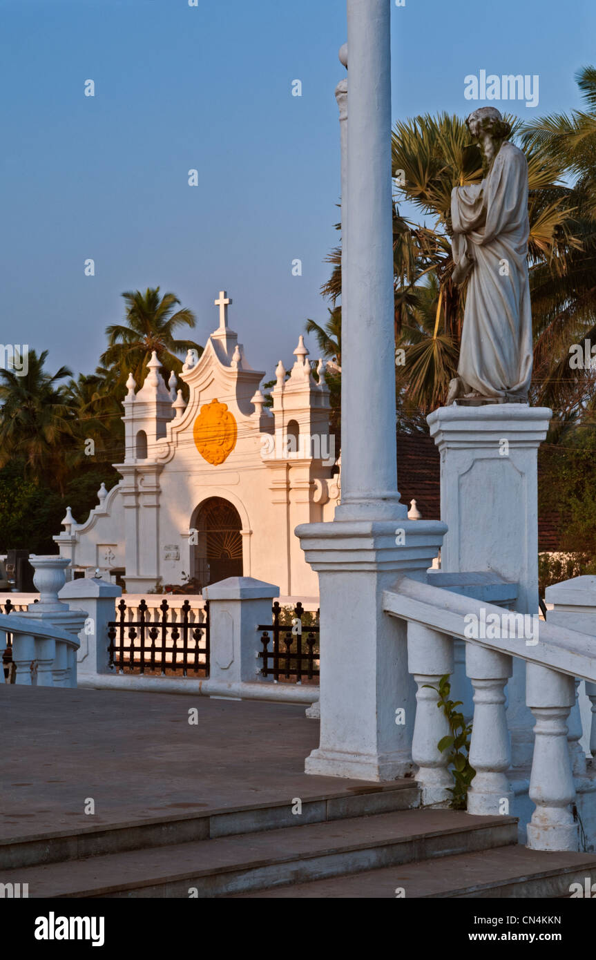 Christ Roi de l'Inde Goa Monument Assolna Banque D'Images