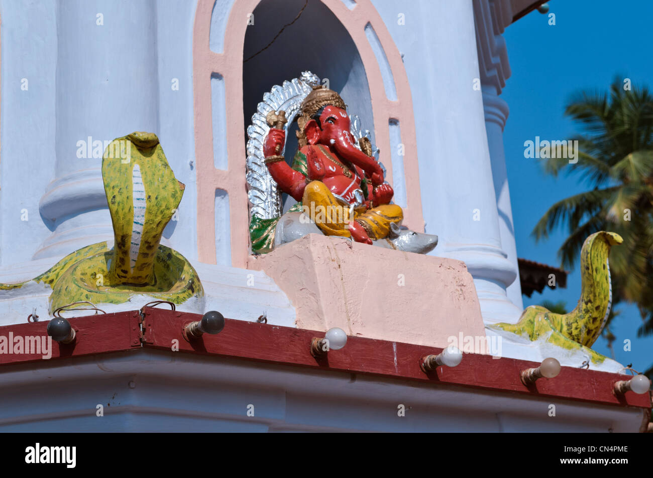 Nagesh temple hindou Ponda Goa Inde Banque D'Images