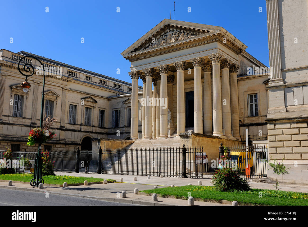 La France, Hérault, Montpellier, le palais de justice Banque D'Images
