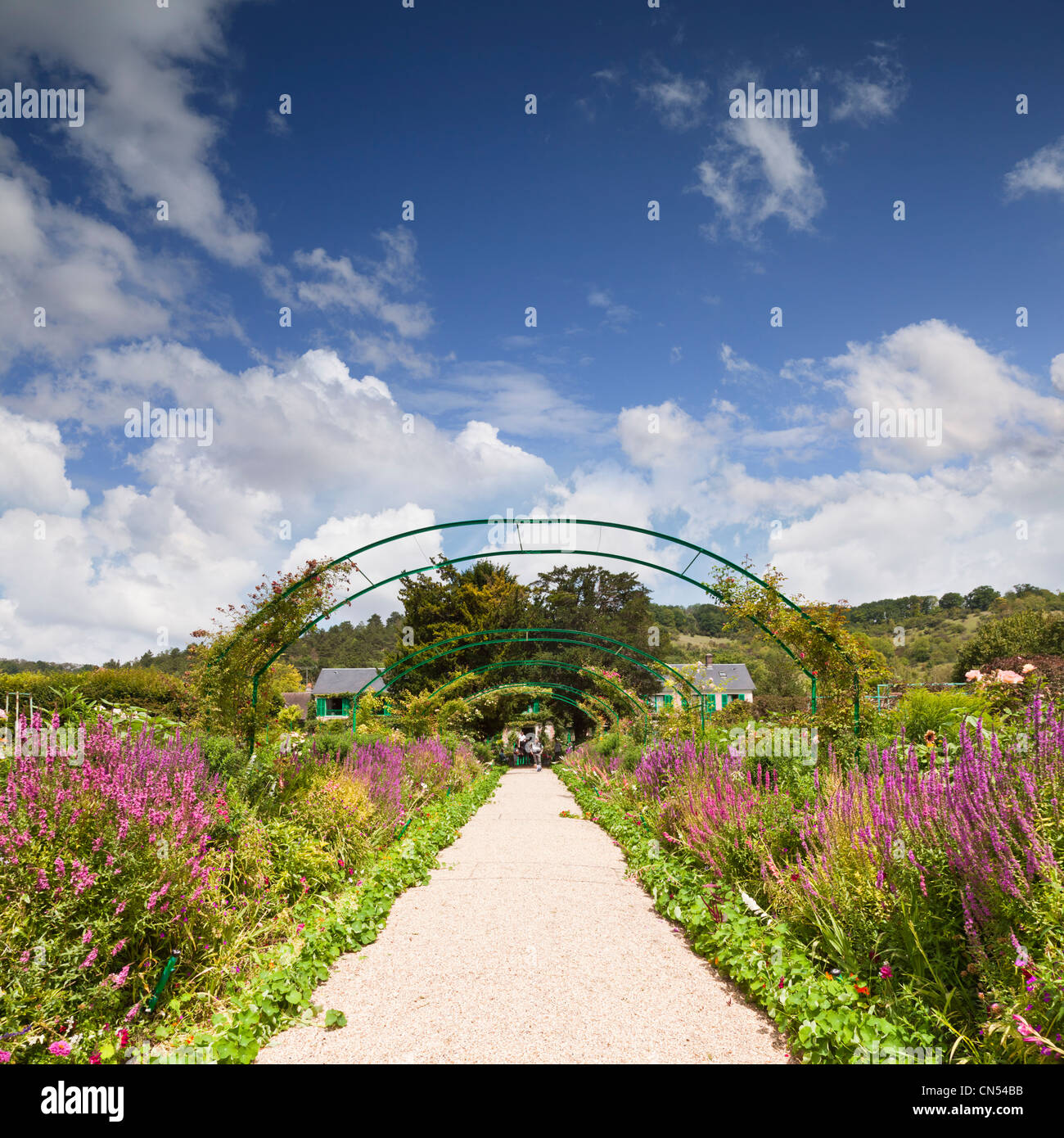 Le jardin de Monet, Giverny, la Normandie, France. Banque D'Images