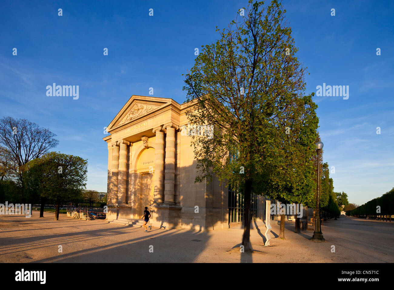 France, Paris, le Jardin des Tuileries, le musée de l'Orangerie Banque D'Images