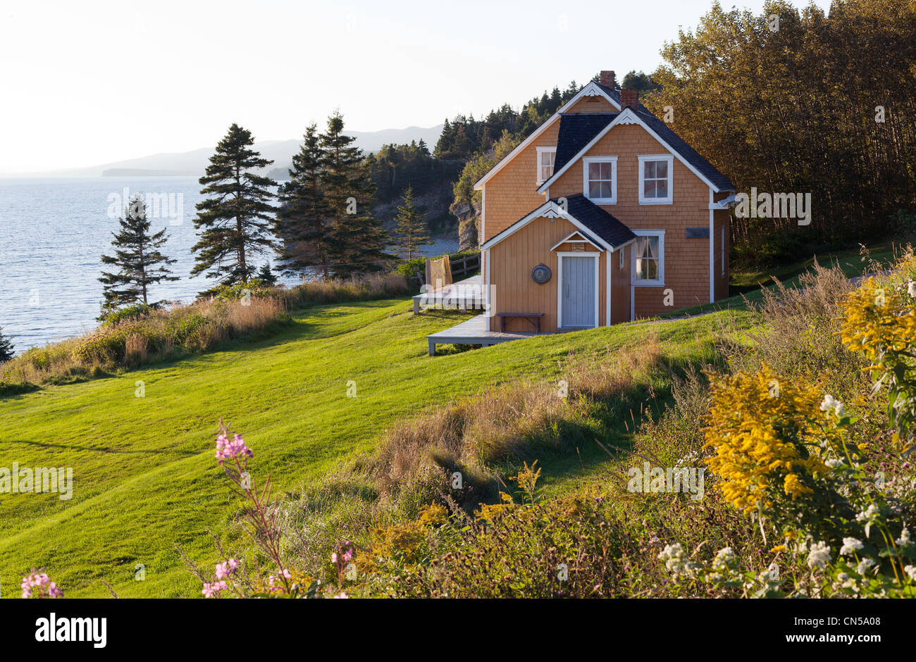 Canada, Québec, Gaspésie, Forillon National Park, Anse Blanchette Banque D'Images